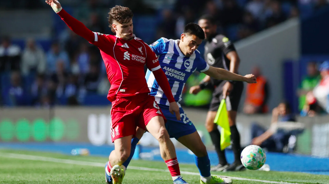 布莱顿爆冷2-1利物浦 维尔贝克双响助蓝军跌出前